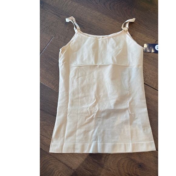 Empetua Comfort All Day Everyday Scoop Neck Cami Tank Top Beige Women's 3XL NWT - Picture 3 of 8